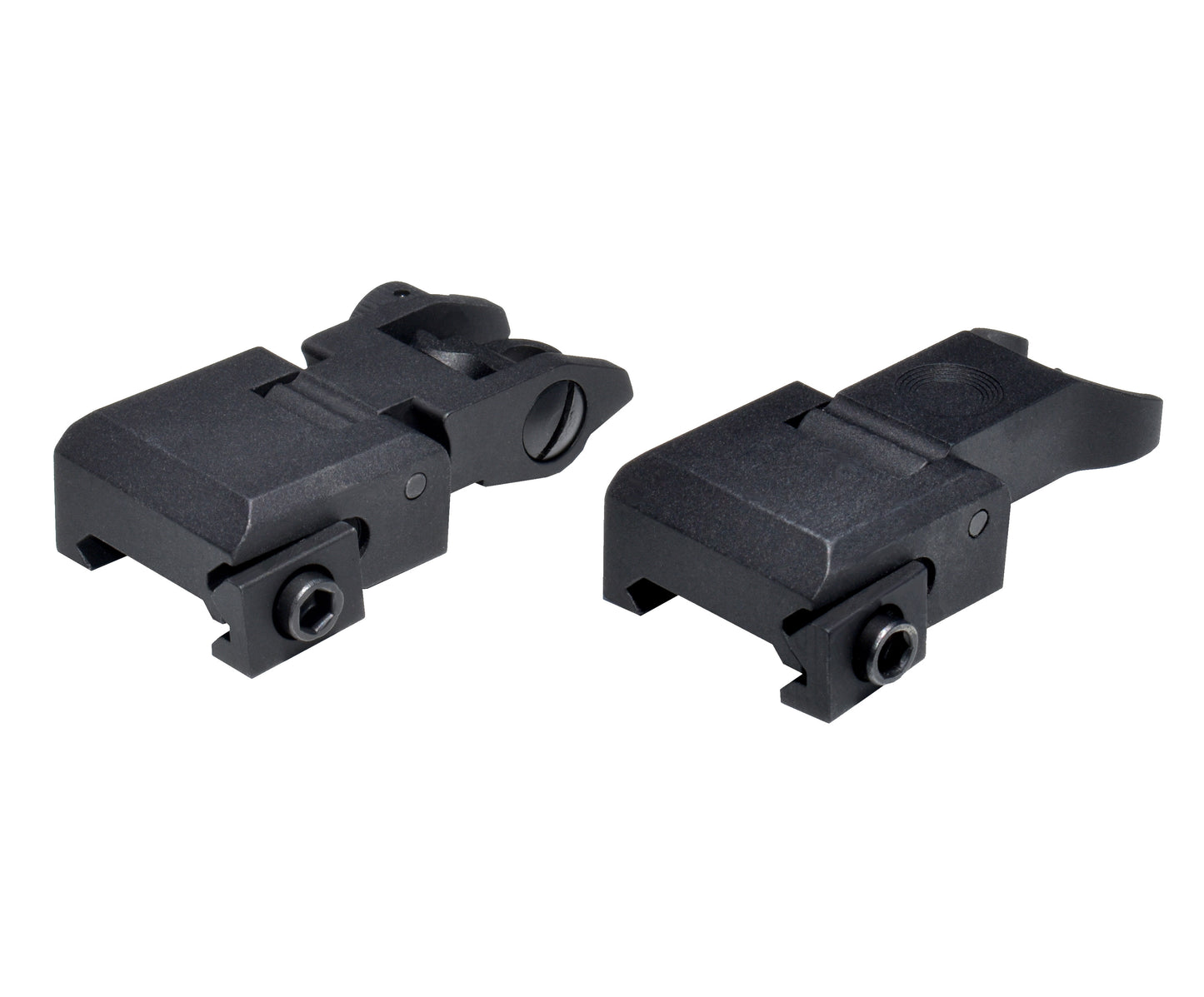Trinity Force Iron Flip Up Front and Rear Sight Set, Aluminum