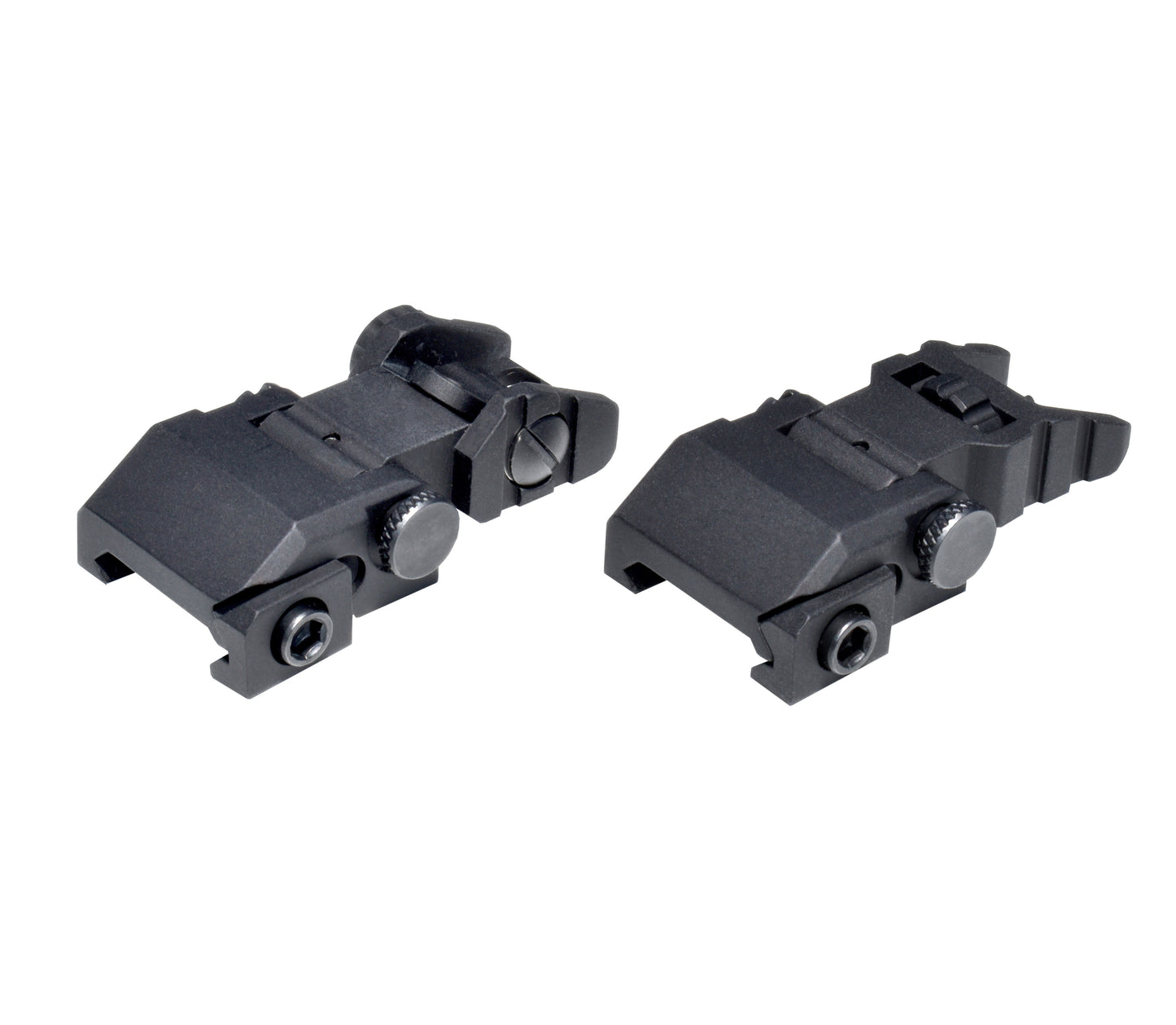 Trinity Force Deluxe Flip Up Front and Rear Iron Sight Set, Aluminum