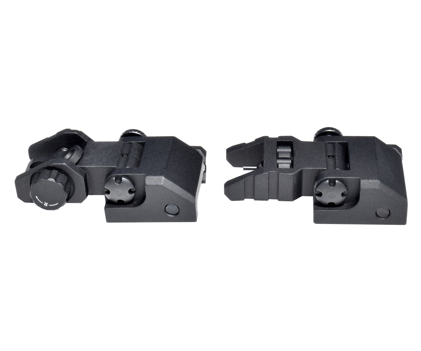 Trinity Force Deluxe Flip Up Front and Rear Iron Sight Set, Aluminum