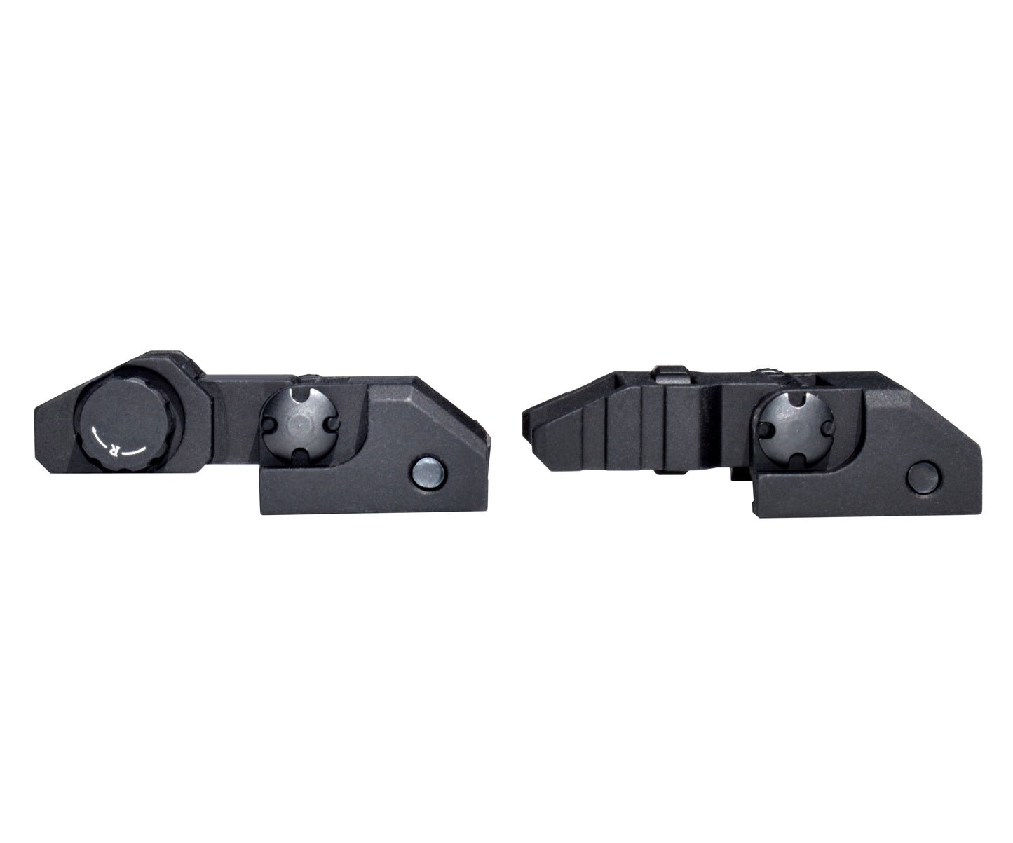 Trinity Force Deluxe Flip Up Front and Rear Iron Sight Set, Aluminum