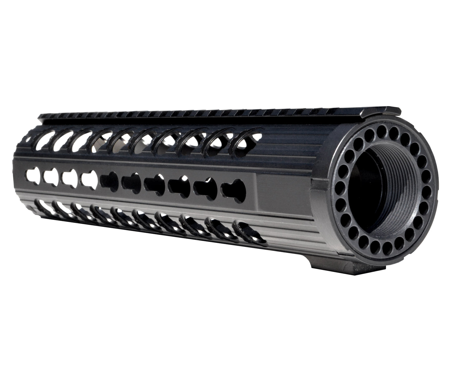 Kexuan 10.437" Free Float Keymod Handguard for AR-10 LR 308 Low Profile, Large 1.935" ID