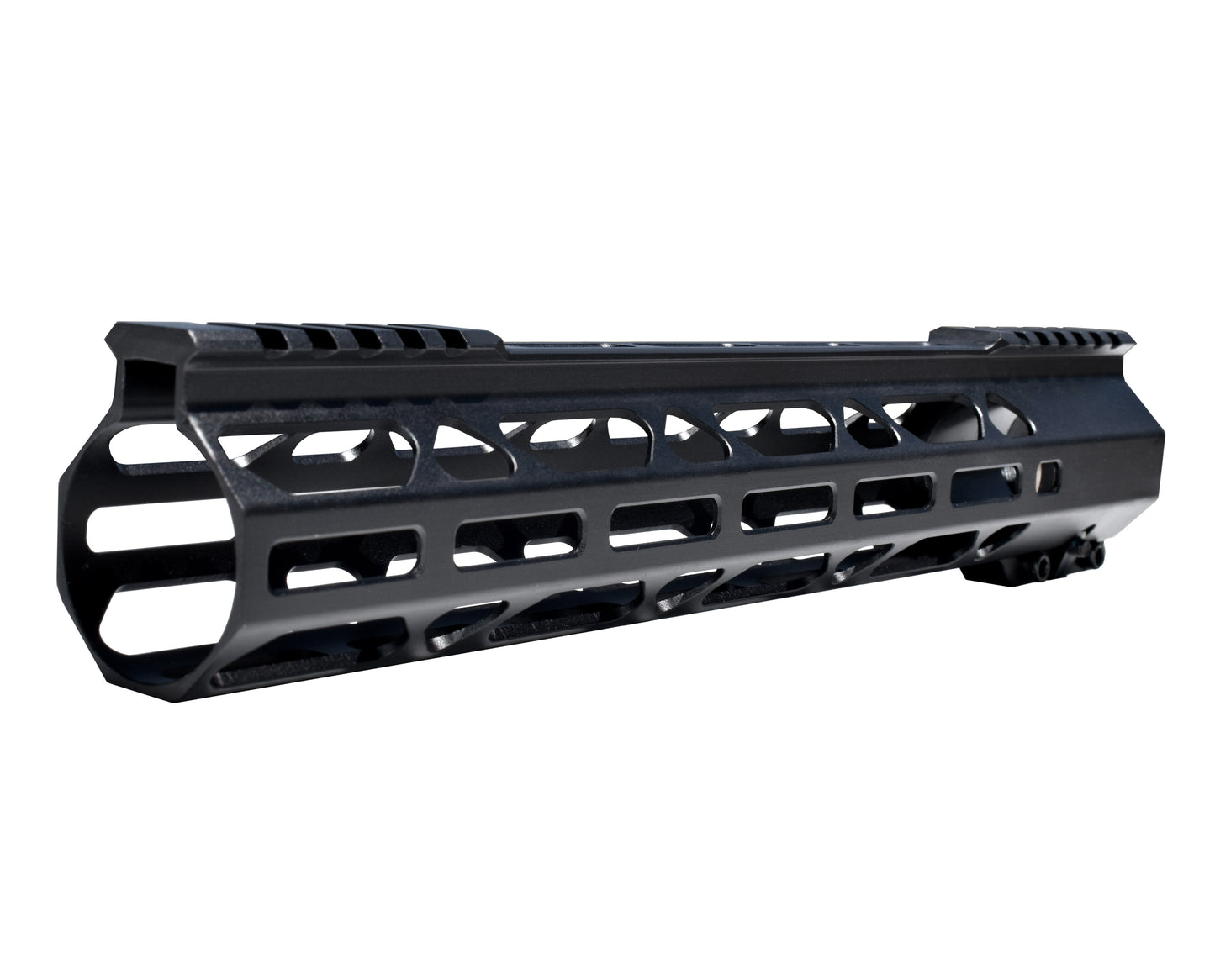 Kexuan M-LOK LR .308 Series Slim Free Float Handguard with Partial Top Rail, 12.5" High Profile
