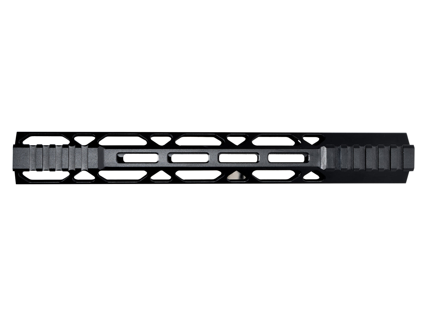 Kexuan M-LOK LR .308 Series Slim Free Float Handguard with Partial Top Rail, 12.5" High Profile
