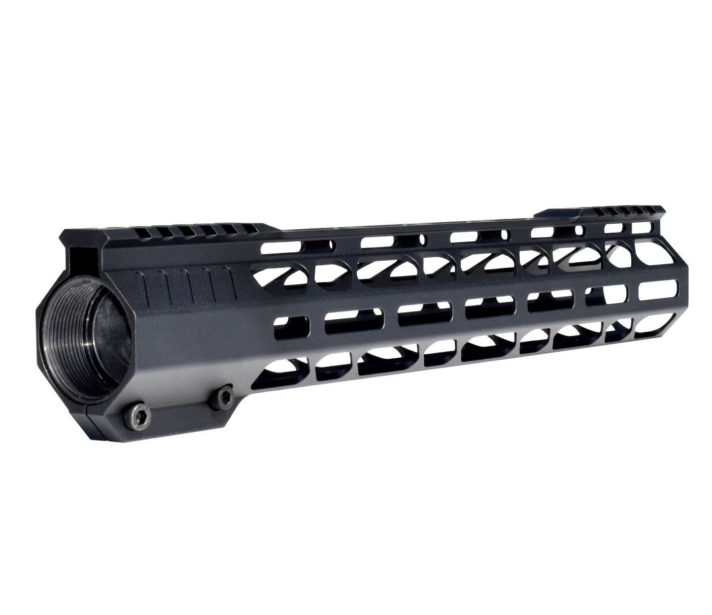Lightweight 13" M-LOK Free Float Handguard for AR-10 DPMS 308 High Profile, Easy Mount Barrel Nut