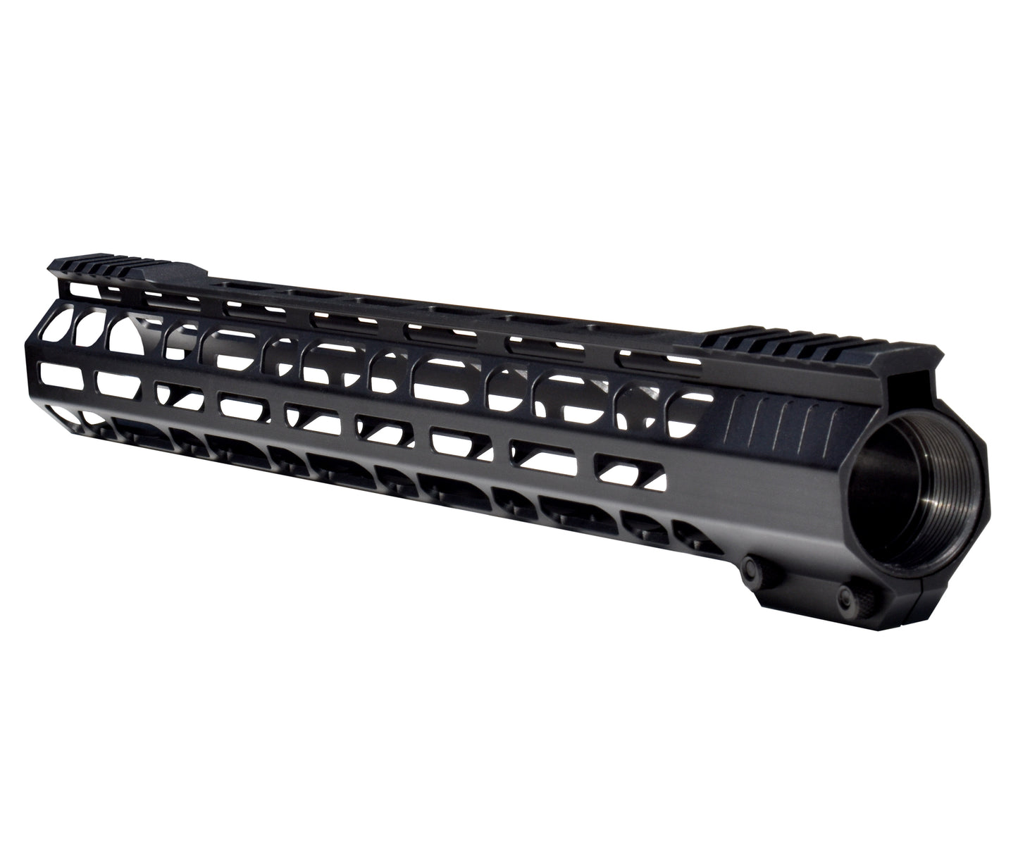 Lightweight 17" M-LOK Free Float Handguard for AR-10 DPMS 308 High Profile, Easy Mount Barrel Nut