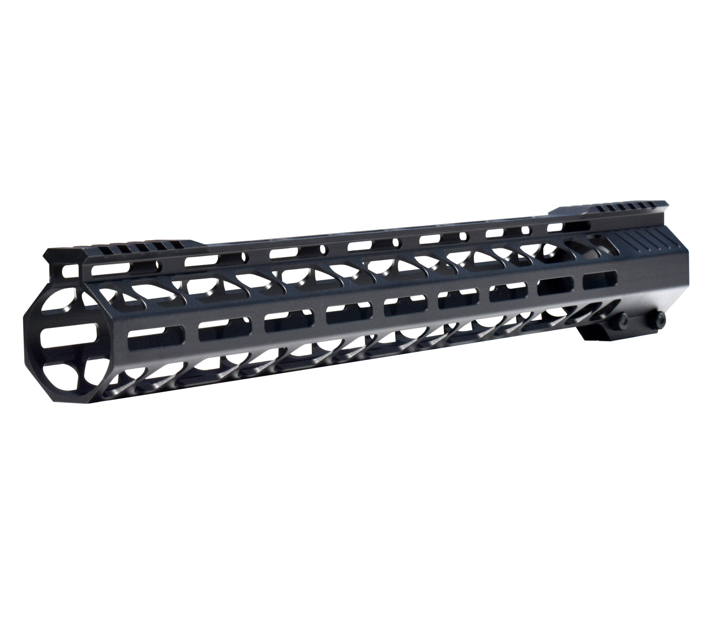 Lightweight 17" M-LOK Free Float Handguard for AR-10 DPMS 308 High Profile, Easy Mount Barrel Nut