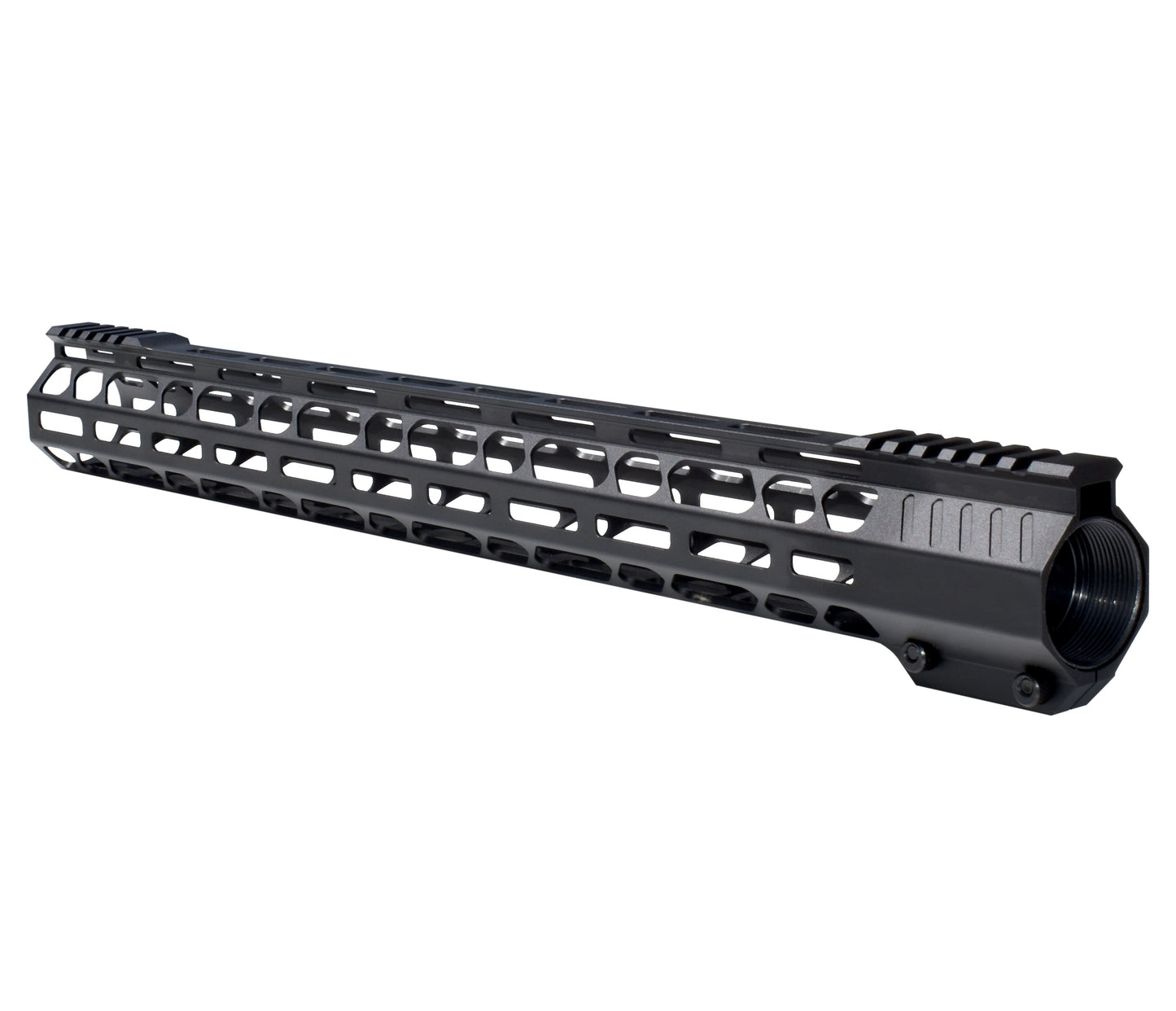 Lightweight 19.5" M-LOK Free Float Handguard for AR-10 DPMS 308 Low Profile, Easy Mount Barrel Nut