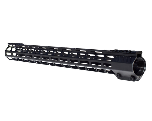 Lightweight 21" M-LOK Free Float Handguard for AR-10 DPMS 308 High Profile, Easy Mount Barrel Nut
