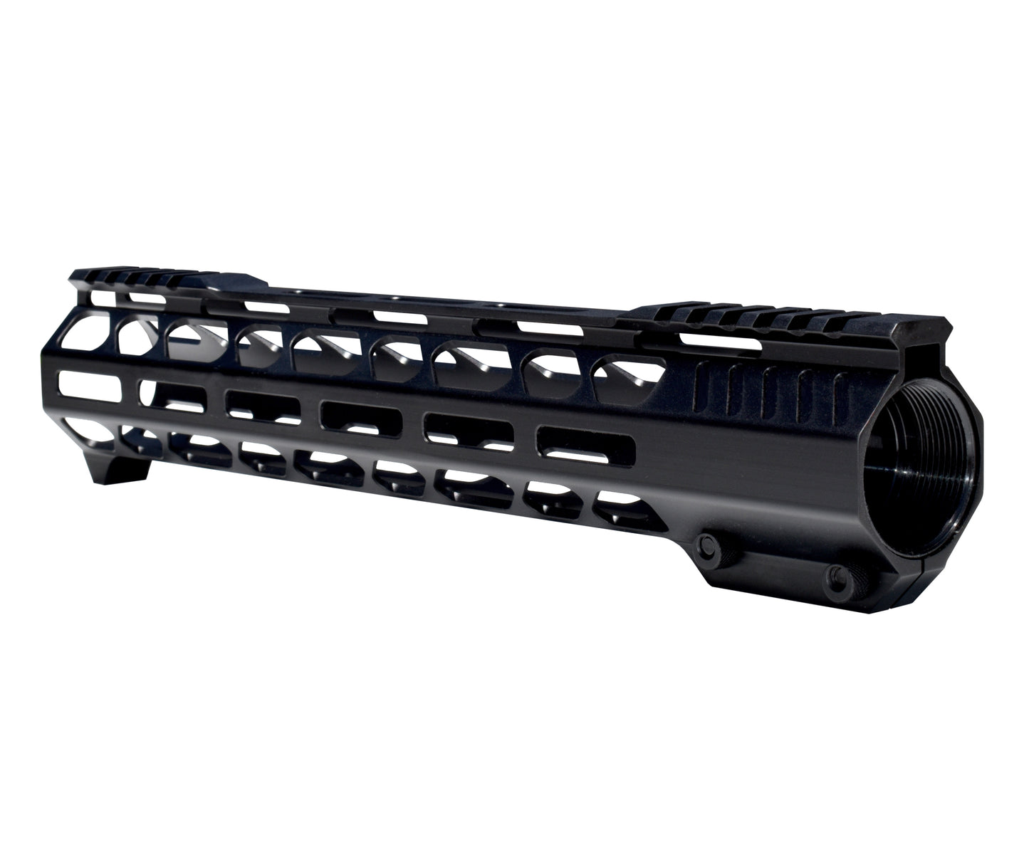 Lightweight 12" M-LOK Free Float Handguard for AR-10 DPMS 308 Low Profile, with easy mount barrel nut and integrated handstop