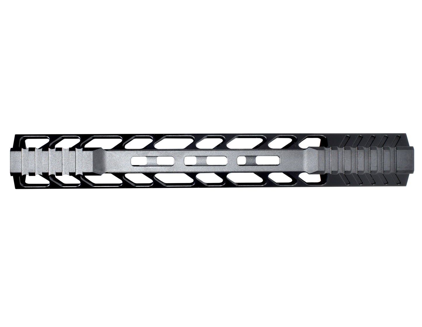 Lightweight 12" M-LOK Free Float Handguard for AR-10 DPMS 308 Low Profile, with easy mount barrel nut and integrated handstop