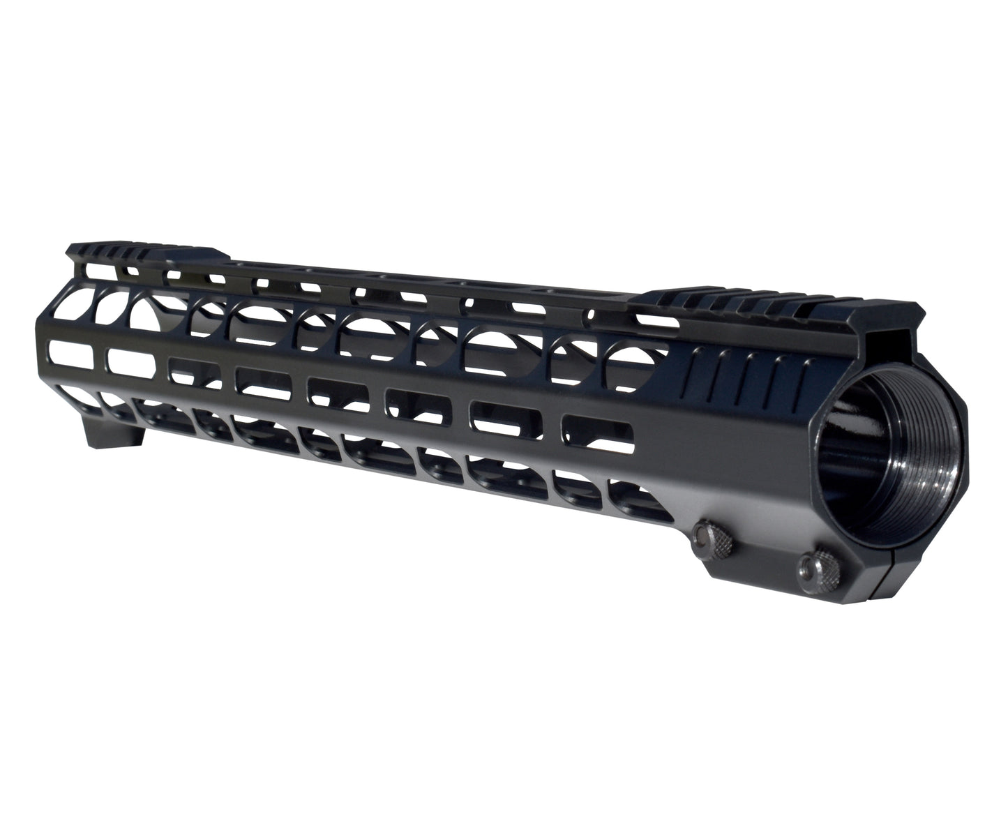 Lightweight 15" M-LOK Free Float Handguard for AR-10 DPMS 308 Low Profile, with easy mount barrel nut and integrated handstop