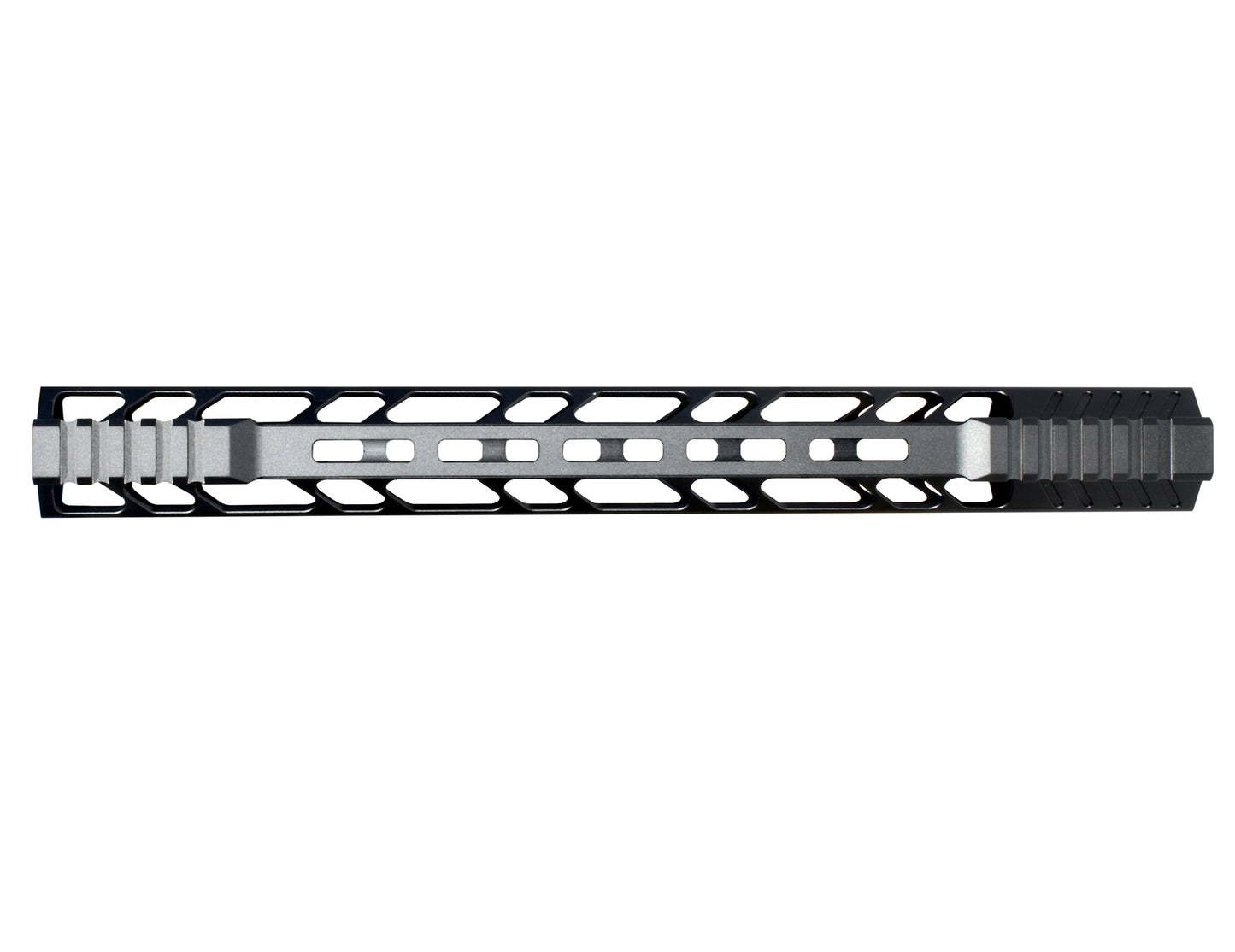 Lightweight 15" M-LOK Free Float Handguard for AR-10 DPMS 308 Low Profile, with easy mount barrel nut and integrated handstop