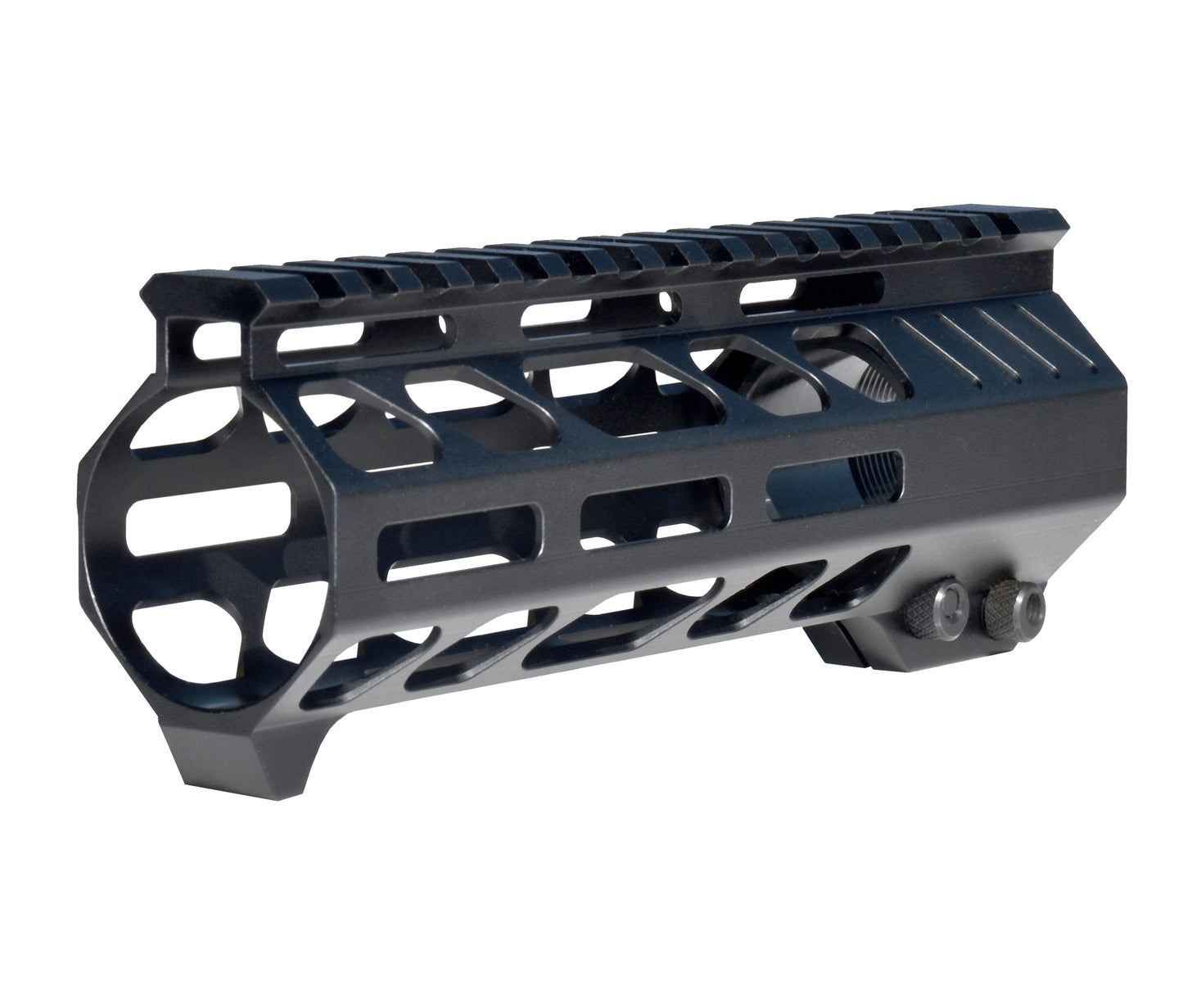 Lightweight 7" M-LOK Free Float Handguard for AR-10 DPMS 308 High Profile, with easy mount barrel nut and integrated handstop