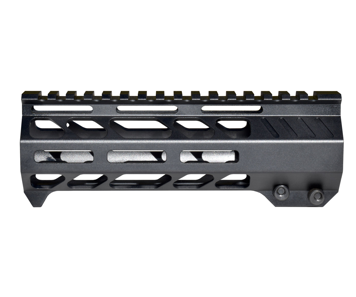 Lightweight 7" M-LOK Free Float Handguard for AR-10 DPMS 308 High Profile, with easy mount barrel nut and integrated handstop