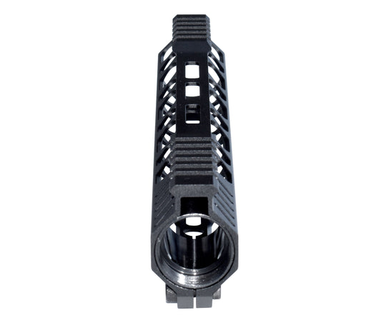 Super Slim 12" M-LOK Free Float Handguard for AR-15 223/5.56, with Integrated Fore-End Hand Stop