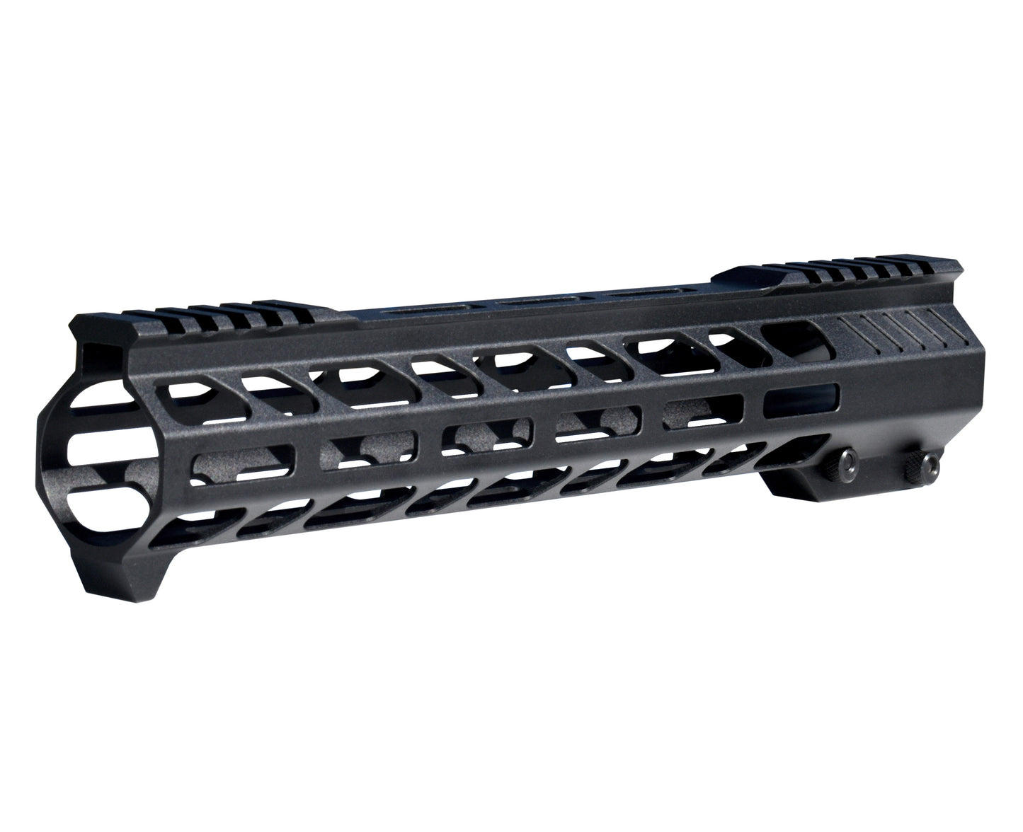 Super Slim 12" M-LOK Free Float Handguard for AR-15 223/5.56, with Integrated Fore-End Hand Stop