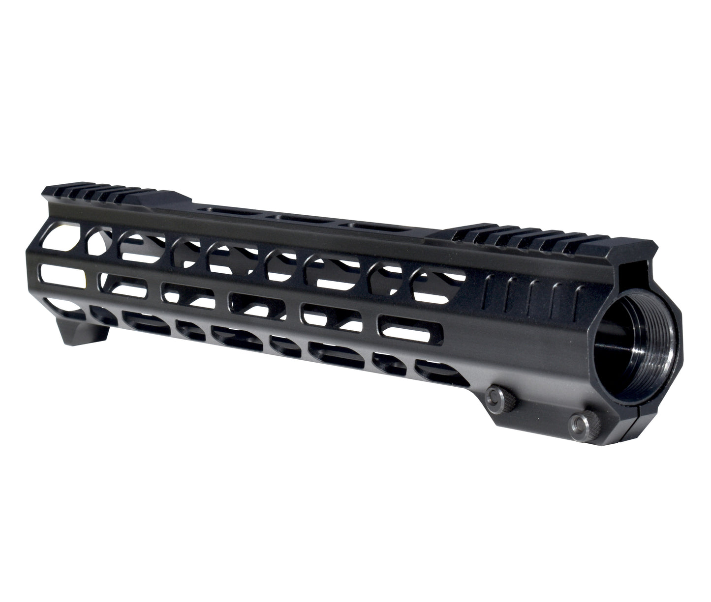 Super Slim 12" M-LOK Free Float Handguard for AR-15 223/5.56, with Integrated Fore-End Hand Stop