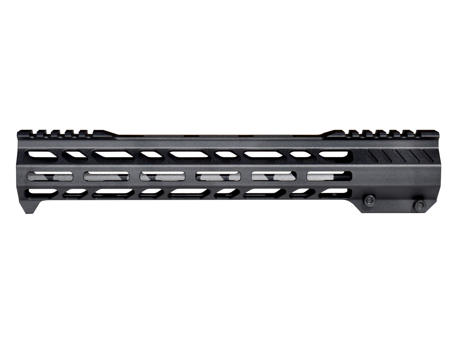 Super Slim 12" M-LOK Free Float Handguard for AR-15 223/5.56, with Integrated Fore-End Hand Stop