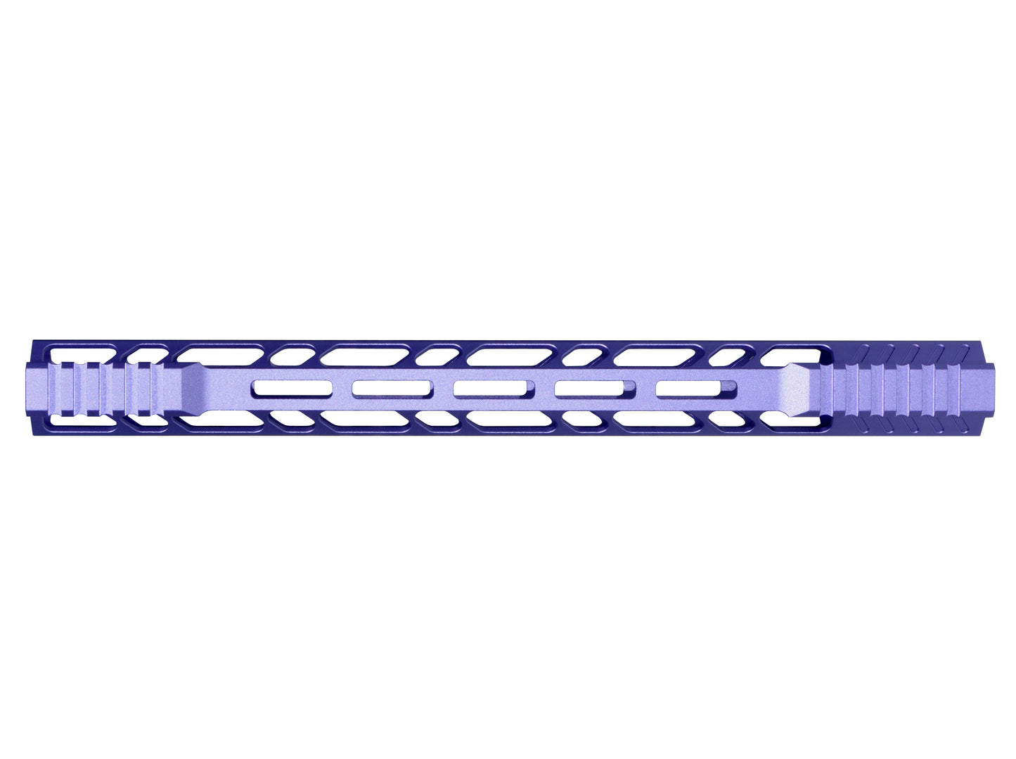 Super Slim 15" M-LOK Free Float Handguard for AR-15 223/5.56, Purple