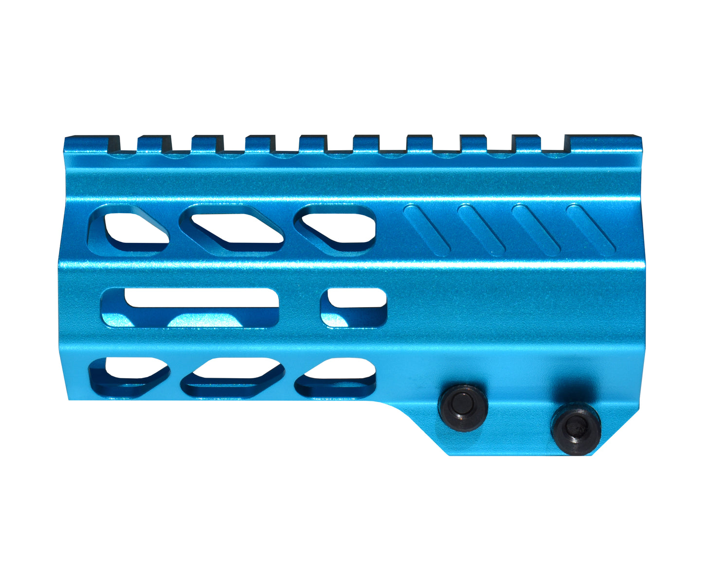 Super Slim 4.2" Pistol Length M-LOK Free Float Handguard for AR-15 and AR Pistols, Blue