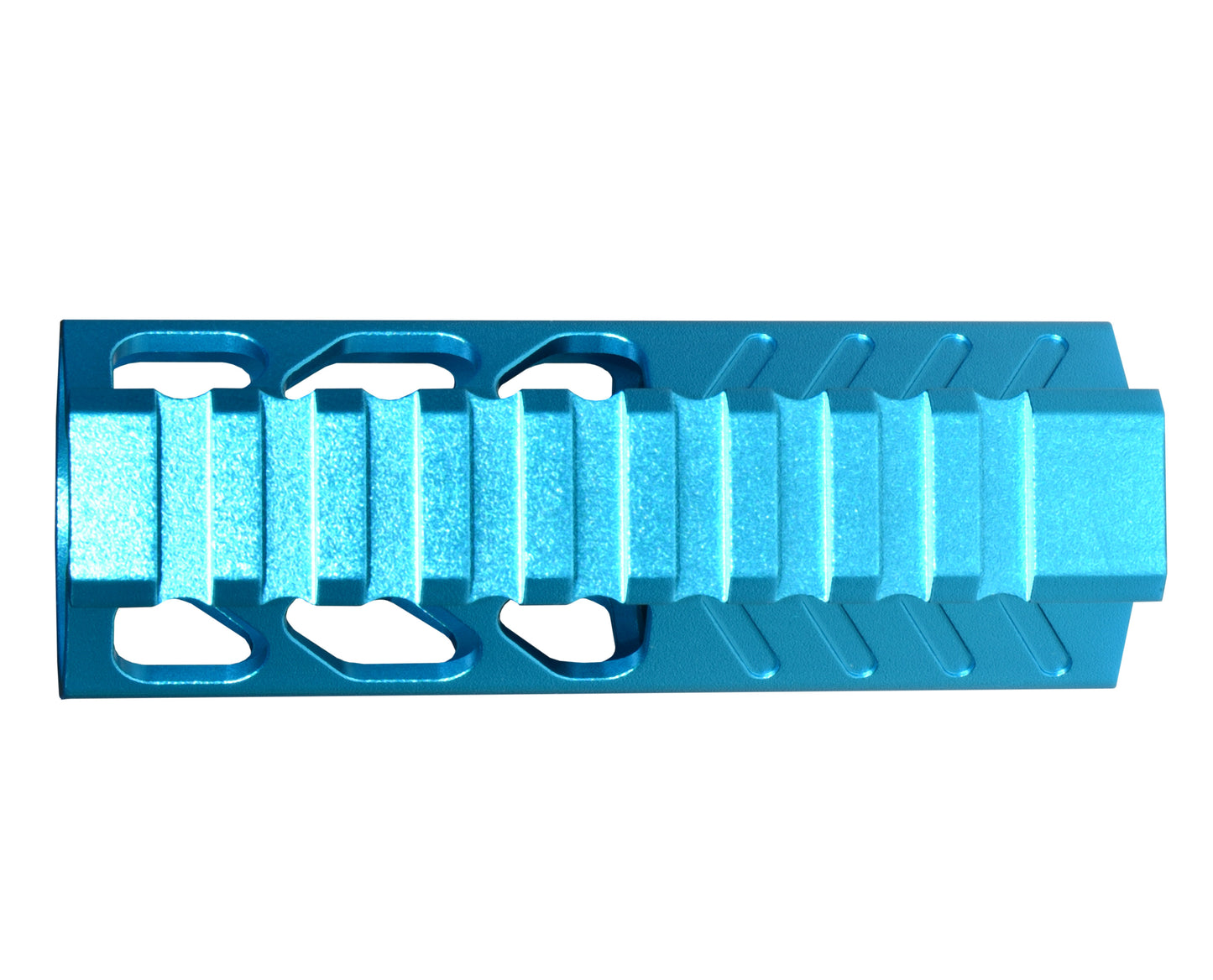Super Slim 4.2" Pistol Length M-LOK Free Float Handguard for AR-15 and AR Pistols, Blue