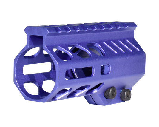Super Slim 4.2" Pistol Length M-LOK Free Float Handguard for AR-15 and AR Pistols, Purple