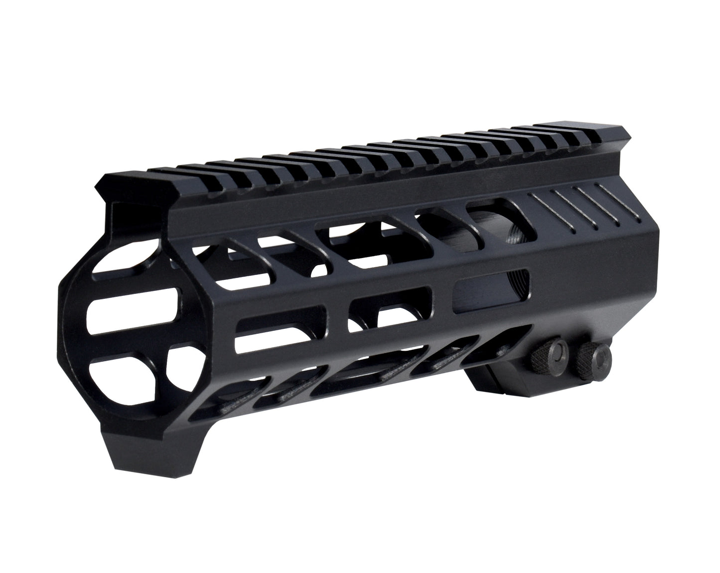 Super Slim 7" M-LOK Free Float Handguard for AR-15 223/5.56 and AR Pistols, with Integrated Fore-End Hand Stop