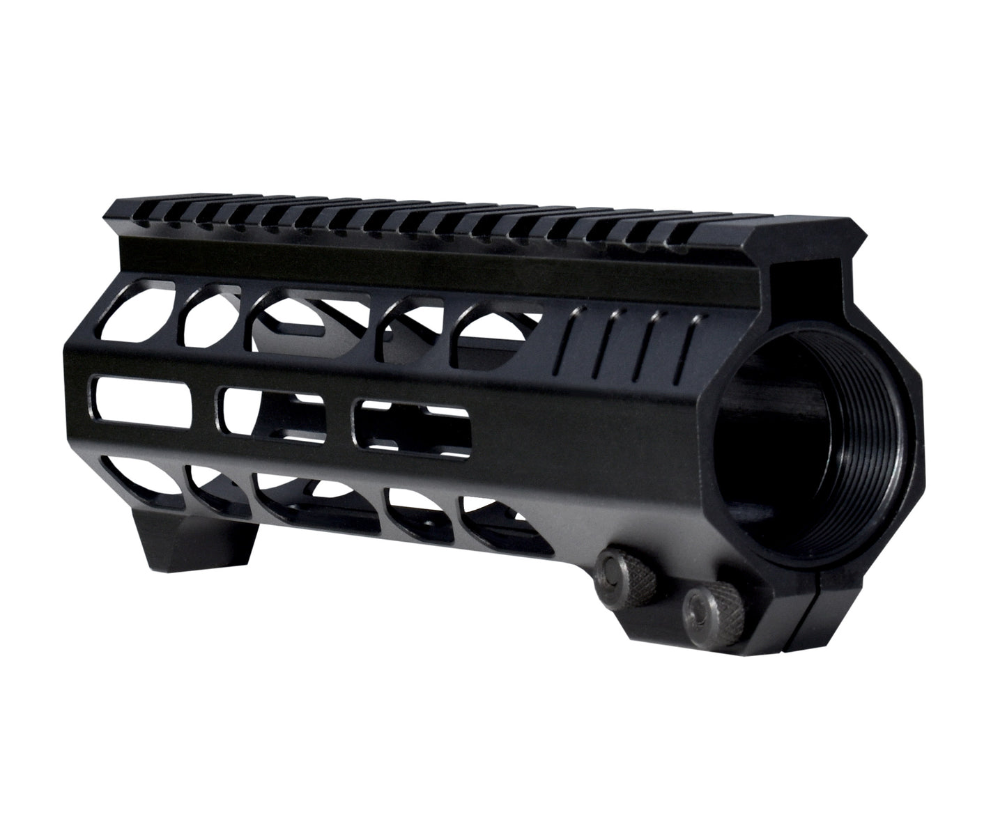 Super Slim 7" M-LOK Free Float Handguard for AR-15 223/5.56 and AR Pistols, with Integrated Fore-End Hand Stop
