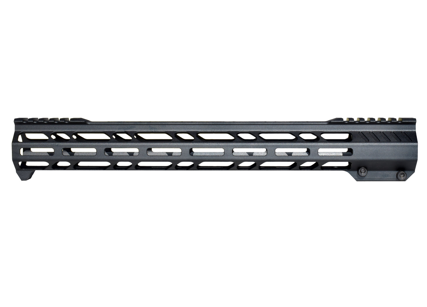 Presma Slim 15" M-LOK Free Float Handguard for AR-15 223/5.56 with Integrated Hand Stop