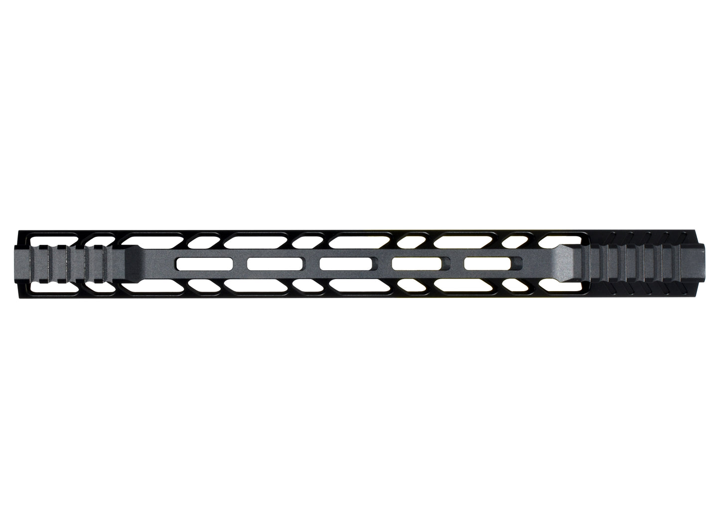 Presma Slim 15" M-LOK Free Float Handguard for AR-15 223/5.56 with Integrated Hand Stop