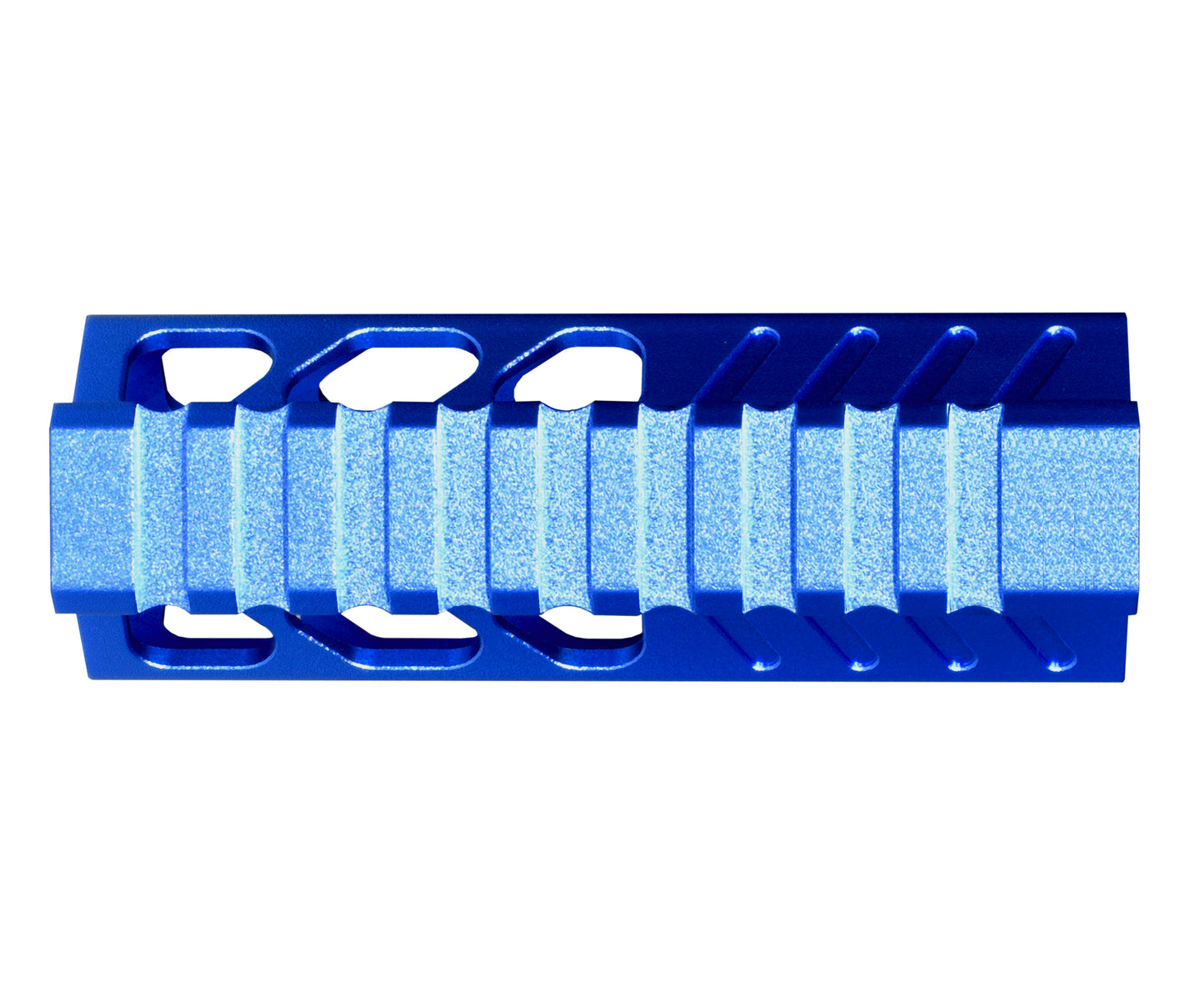Super Slim 4.2" M-LOK Free Float Handguard for AR-15 223/5.56 and AR Pistols, with Integrated Fore-End Hand Stop, Dark Blue