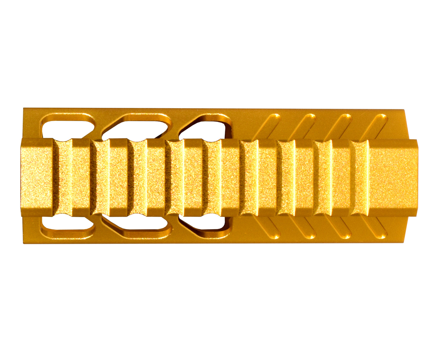 Super Slim 4.2" M-LOK Free Float Handguard for AR-15 223/5.56 and AR Pistols, with Integrated Fore-End Hand Stop, Orange
