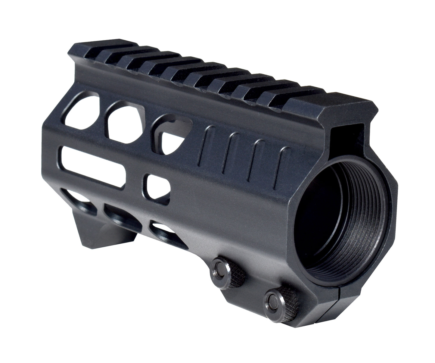 Super Slim 4.2" M-LOK Free Float Handguard for AR-15 223/5.56 and AR Pistols, with Integrated Fore-End Hand Stop