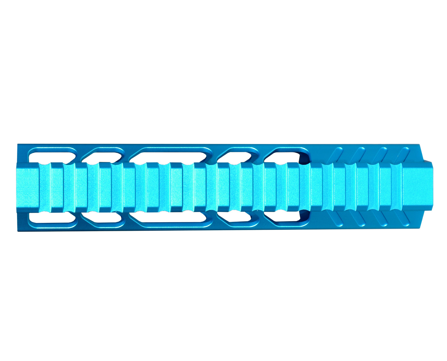 Super Slim 7" M-LOK Free Float Handguard for AR-15 223/5.56 and AR Pistols, with Integrated Fore-End Hand Stop. Blue