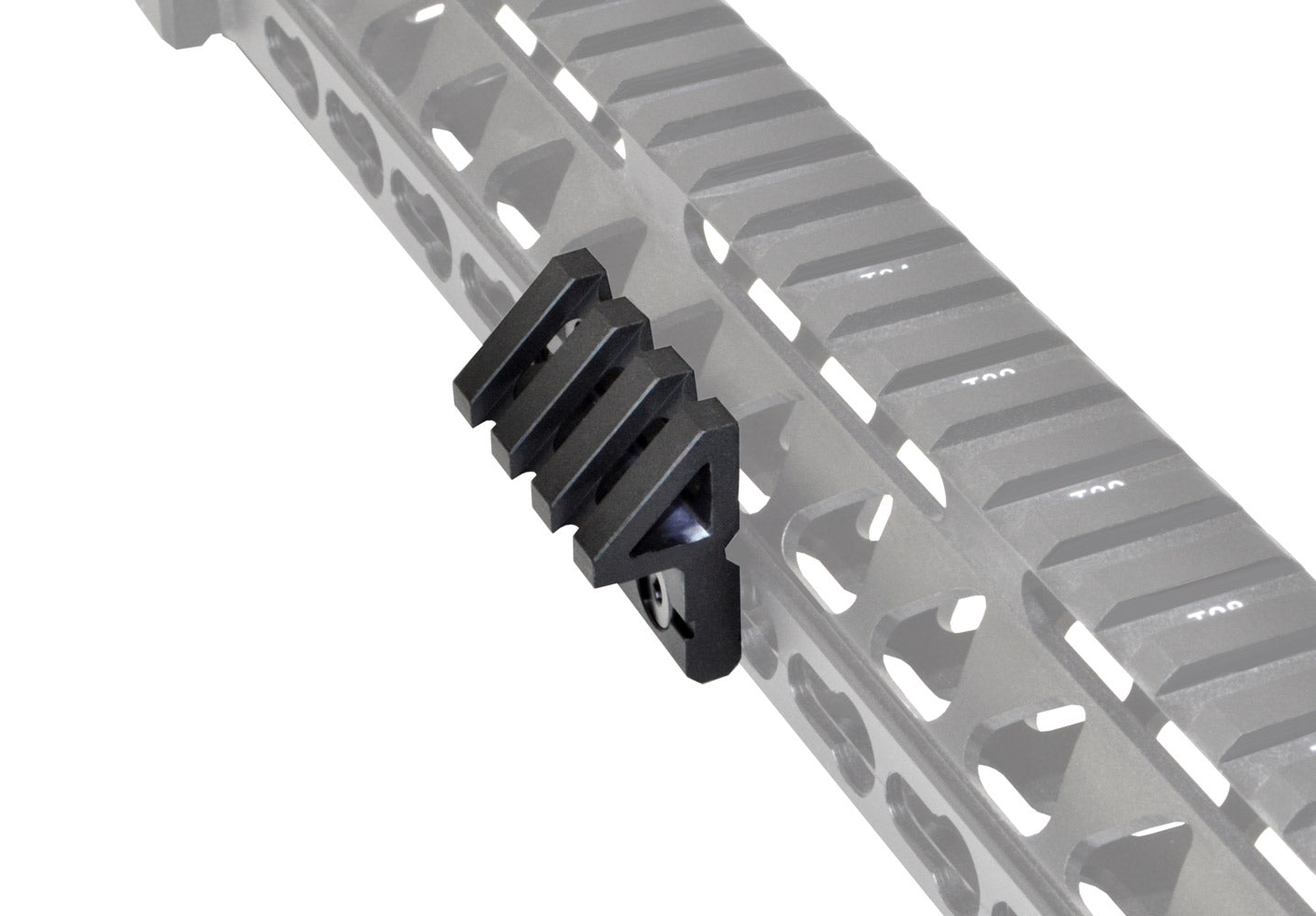 45 Degree Small Picatinny Rail Mount for Keymod Systems