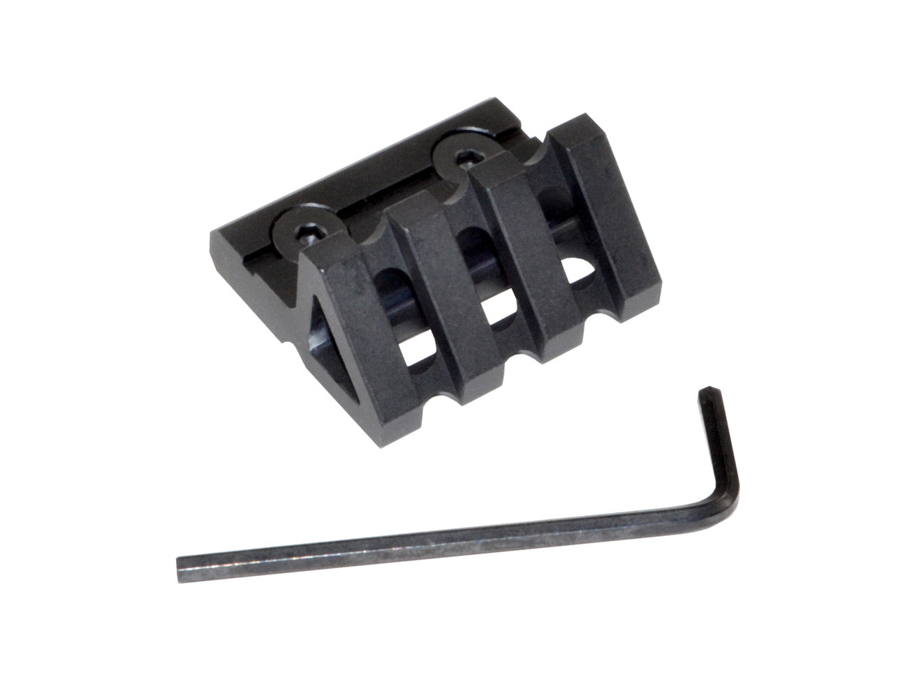 45 Degree Small Picatinny Rail Mount for Keymod Systems