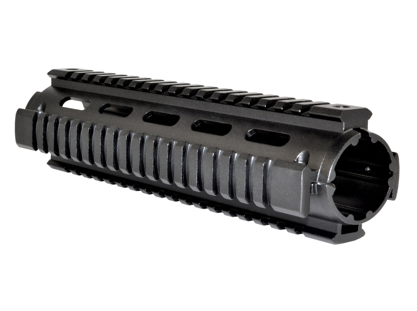 2 Piece Drop In Handguard Quad Rail Mount 8.75" Mid Length for .223 / 5.56