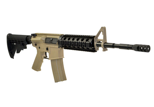 Carbine Length Handguard 2 piece Drop In Quad Rail with Comm Spec Buffer Tube, 5 pc Lower Receiver Extension Kit plus Adjustable Butt Stock