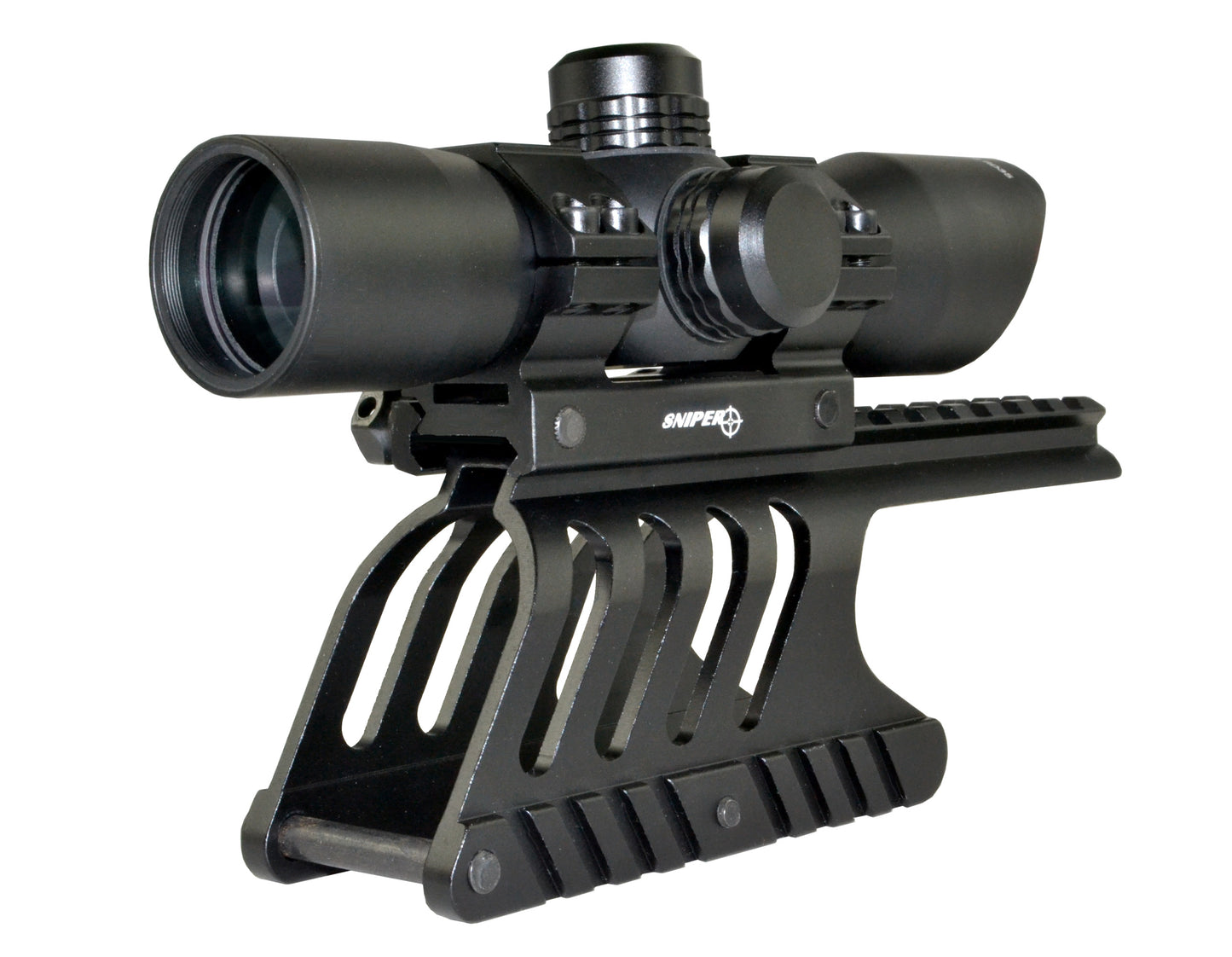 Remington 870 Shotgun Low Profile Handguard Rail Mount and 35mm Red/Green Dot Scope Combo