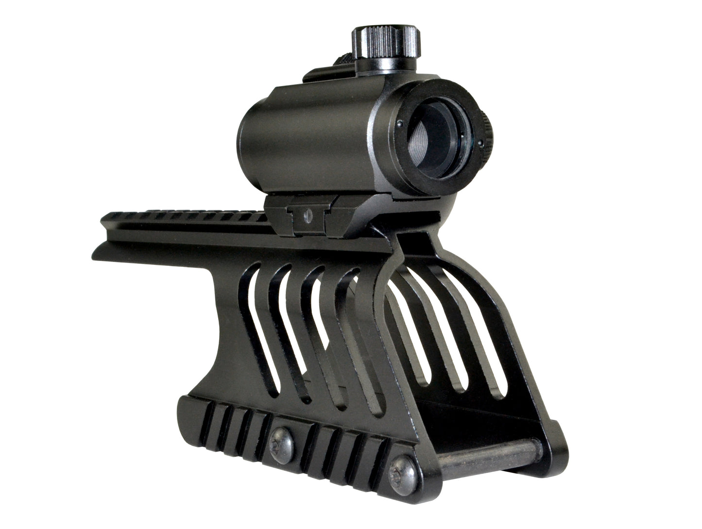 Remington 870 Shotgun Low Profile Handguard Rail Mount and Presma® Red Hawk Series 20mm Compact Reflex Red/Green Dot Scope Combo