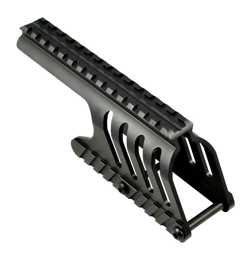 Remington 870 Shotgun Low Profile Handguard Rail Mount and 35mm Red/Green Dot Scope Combo