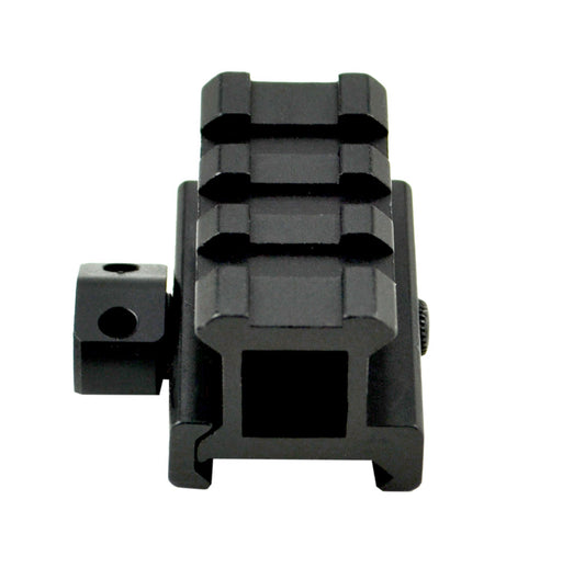 0.83" Medium Profile Riser Mount - 3 Picatinny Slots