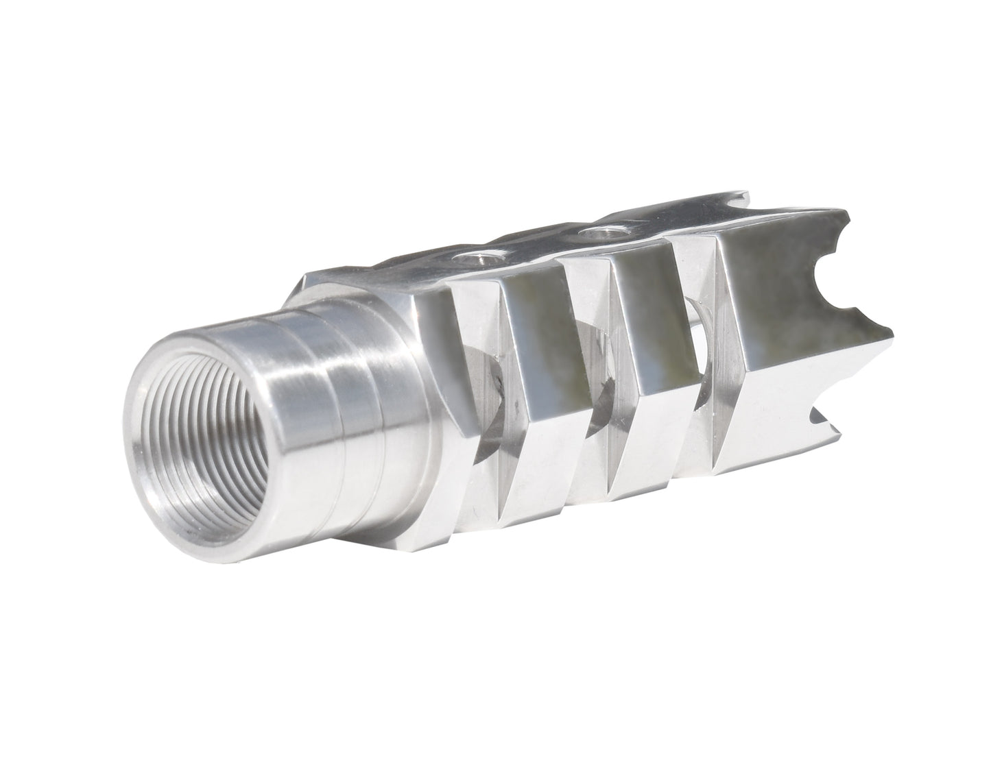 Tactical Competition Muzzle Brake Recoil Compensator for AR-10 LR 308, 5/8"x24 thread, Stainless Steel
