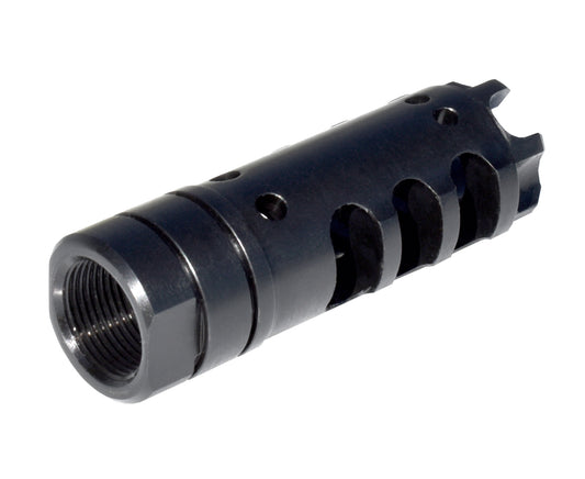 Steel muzzle brake 5/8″x24 .308/7.62 NATO, Black