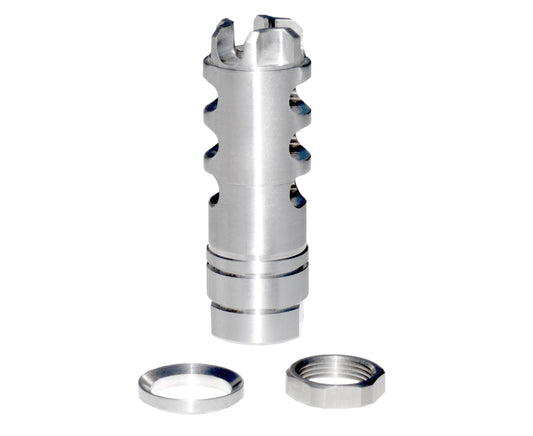 Stainless Steel muzzle brake 1/2″x28 .223