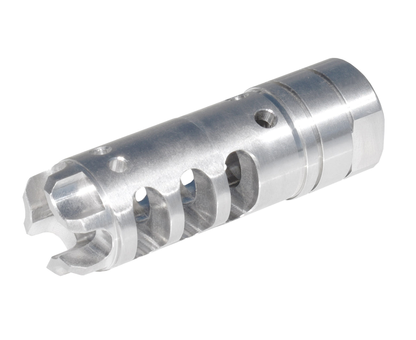 Stainless Steel muzzle brake 5/8″x24 .308/7.62 NATO