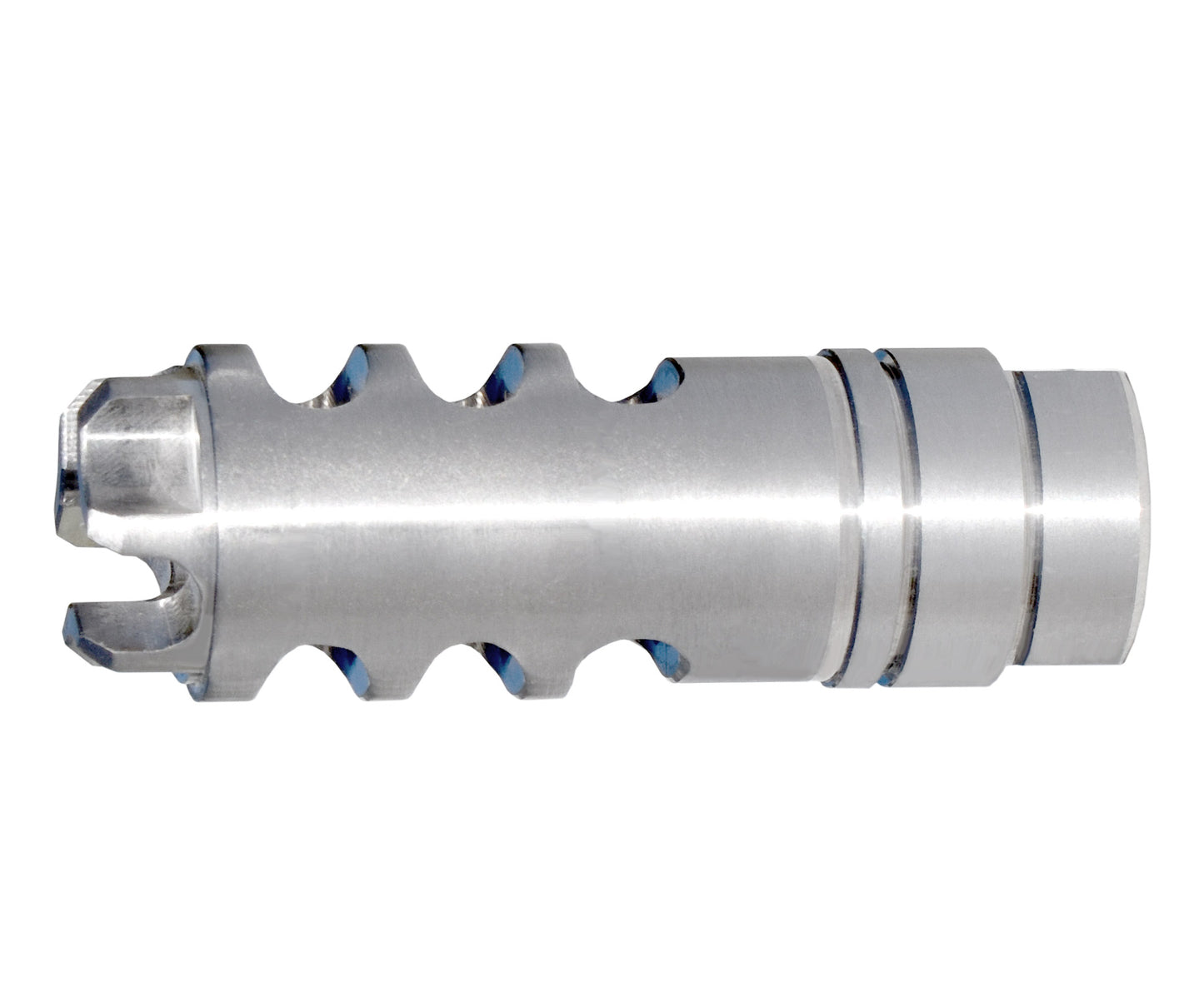 Stainless Steel muzzle brake 5/8″x24 .308/7.62 NATO