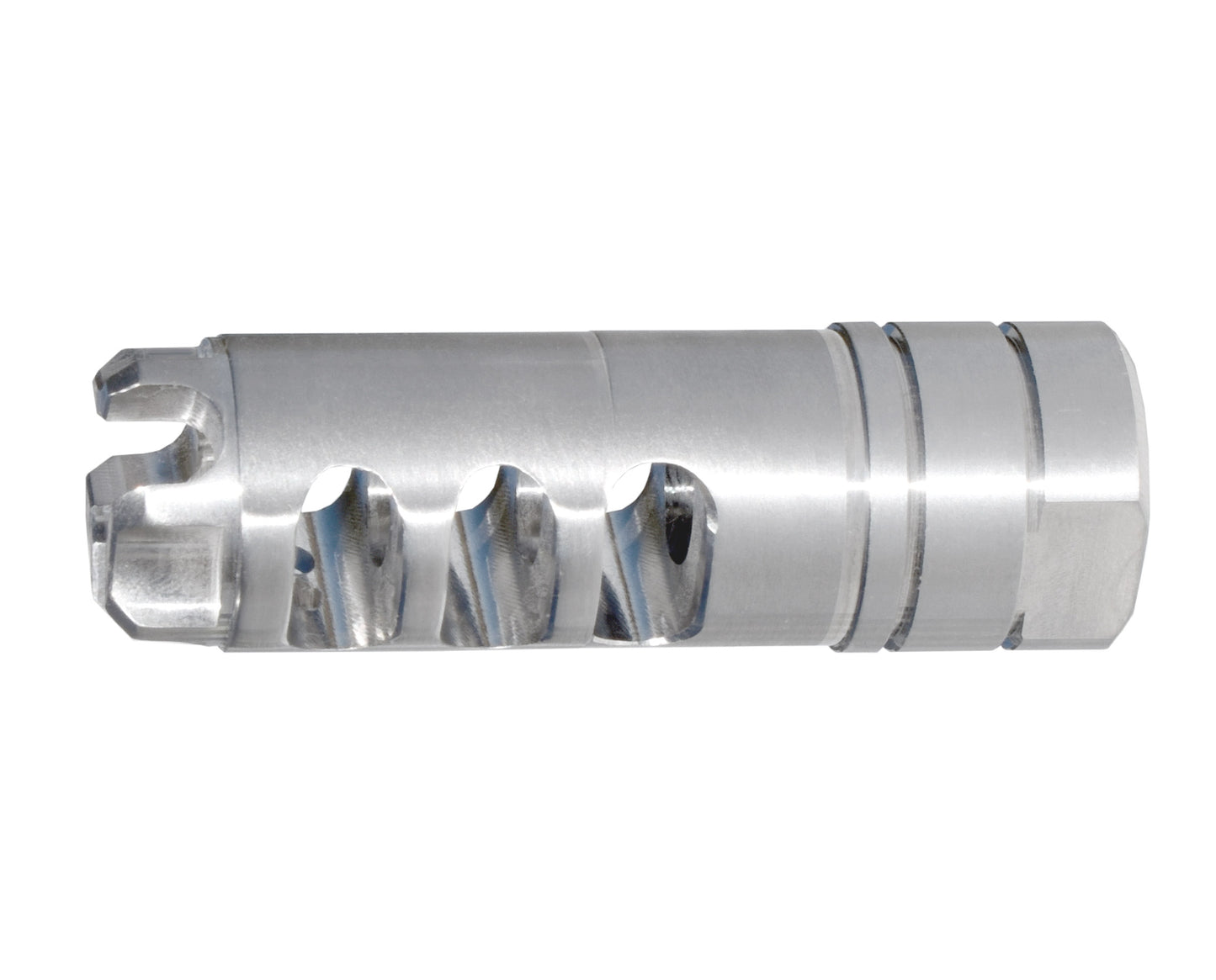 Stainless Steel muzzle brake 5/8″x24 .308/7.62 NATO