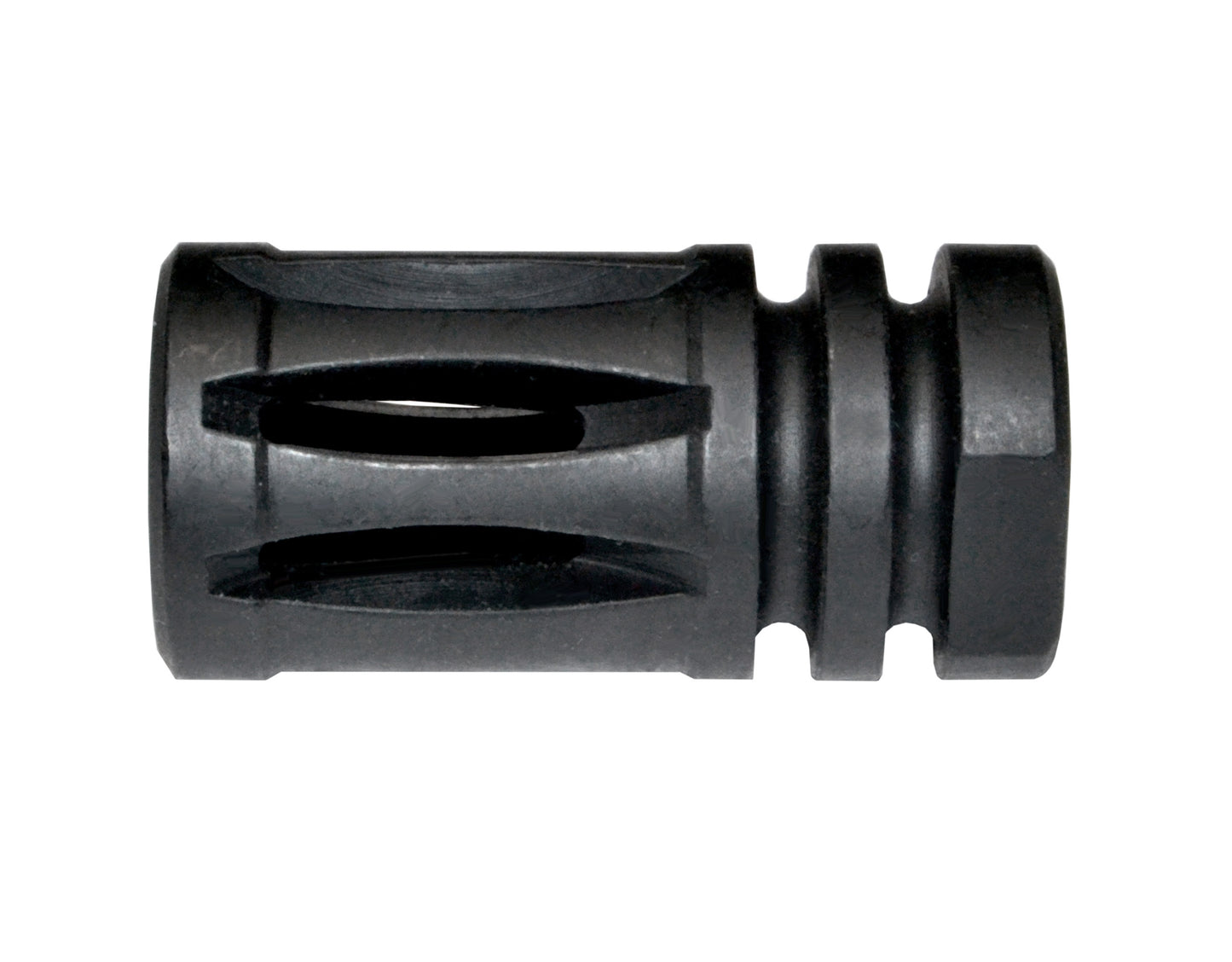 Bird Cage Type Muzzle Brake 1/2″x36 9MM, Black