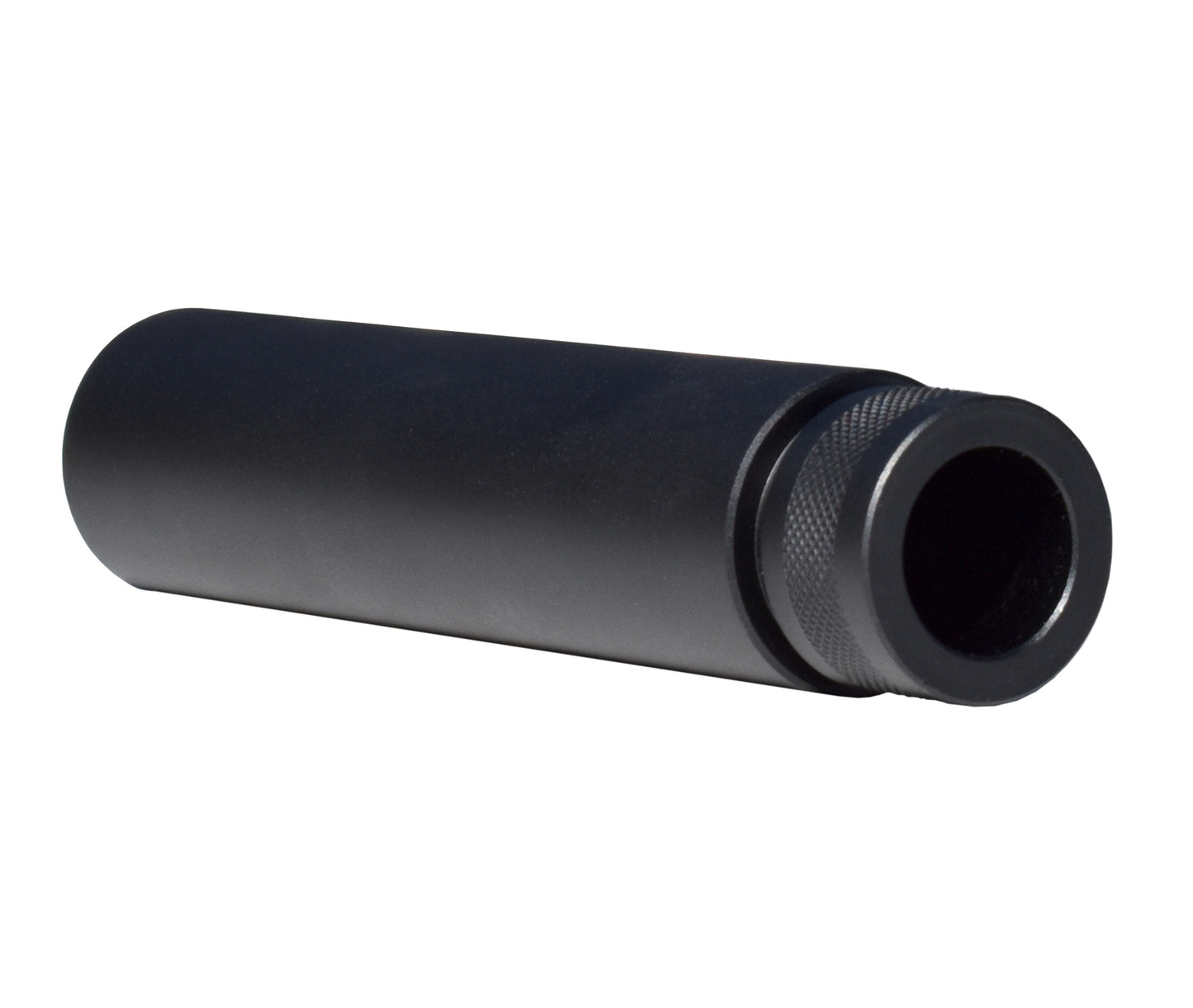 1/2”-28 TPI Aluminum Fake Can, 5.75" Long, Over The Barrel Style